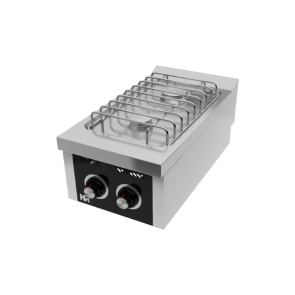 Fourneau "basic" 2 feux vifs s/750  á poser - HR FAINCA - CB2F750S