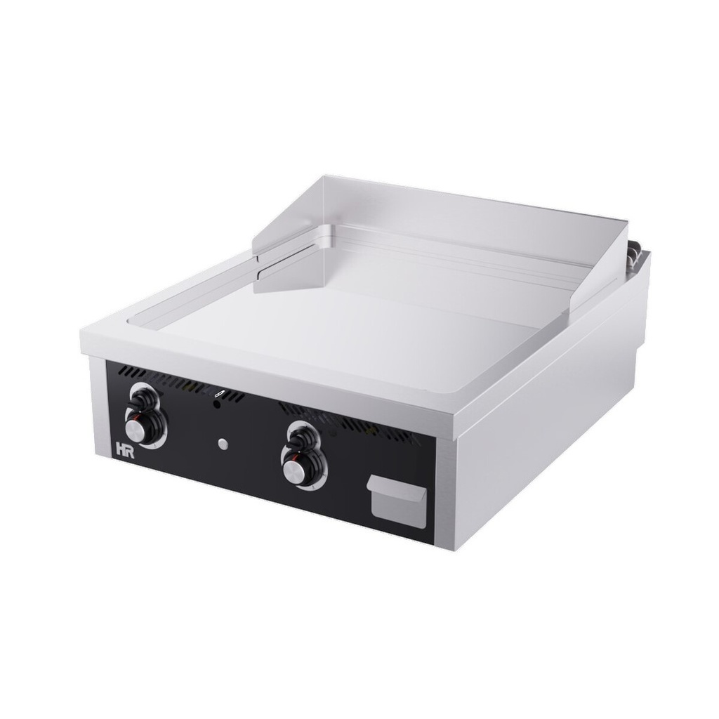 Fry-Top 800 chromée de table - HR FAINCA - FT9008SCR