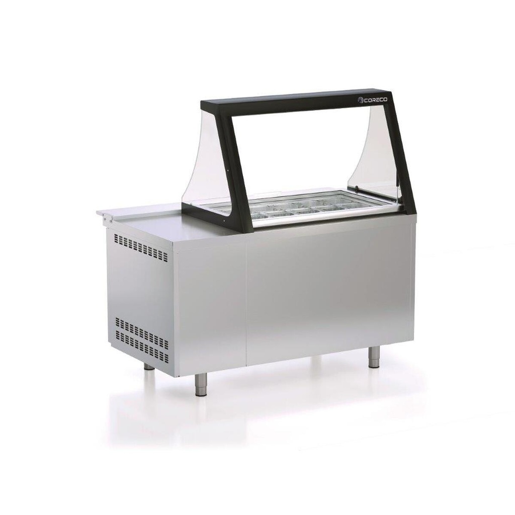 Meuble salade-bar 800 - 2 portes pleines - CORECO - PC80-150-L