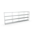 Rayonnage linéaire 6295x1370x400 4 niv - CORECO - L117