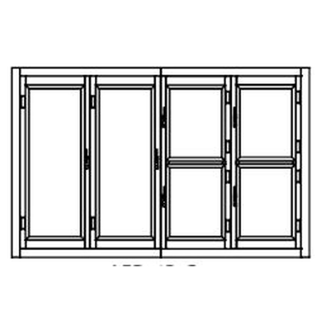 Armoire Froide Démontable négative 2 portes + 4 portillons - CORECO - AFD-4C-C