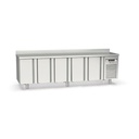 Meuble avec évier 700 positif - 5 portes pleines - CORECO - MRGF-300