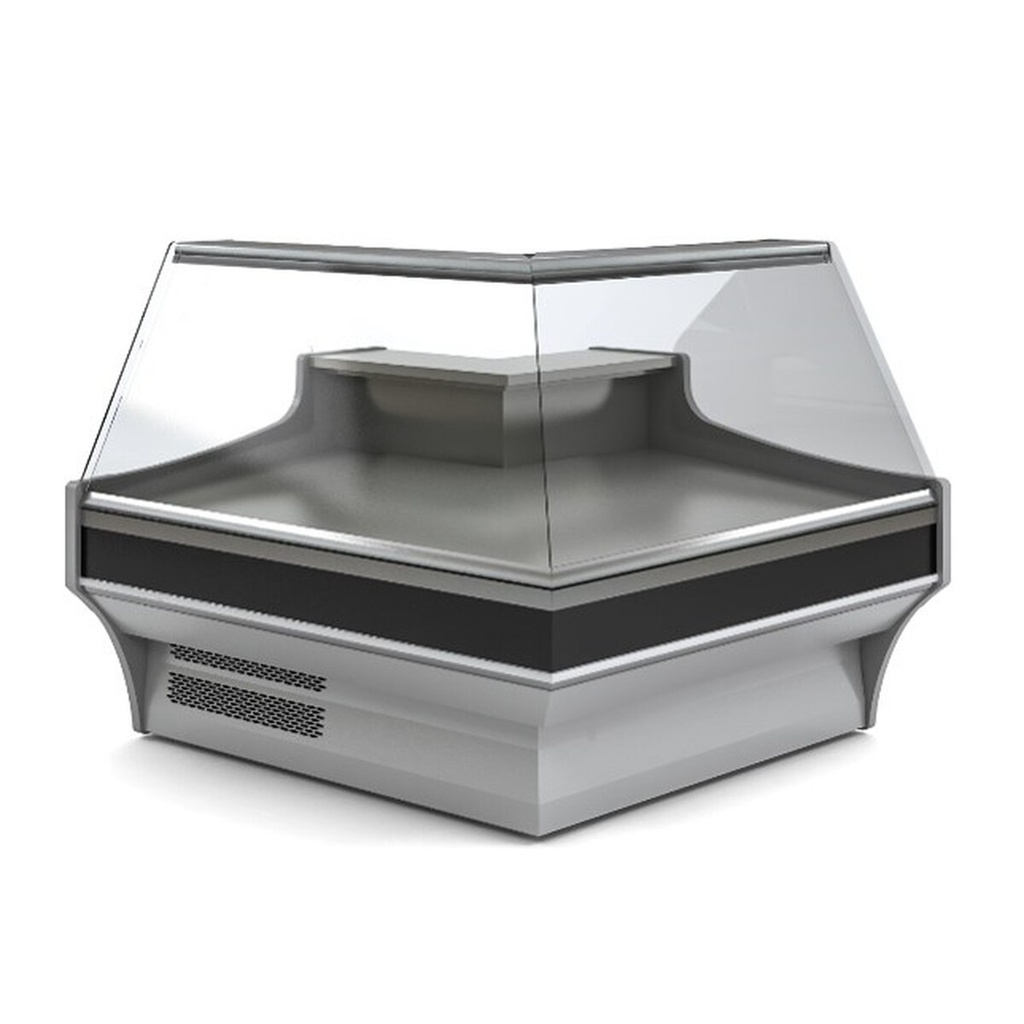 Vitrine d'angle pour gamme VE-9 - DOCRILUC - VE-9-RP90-RR