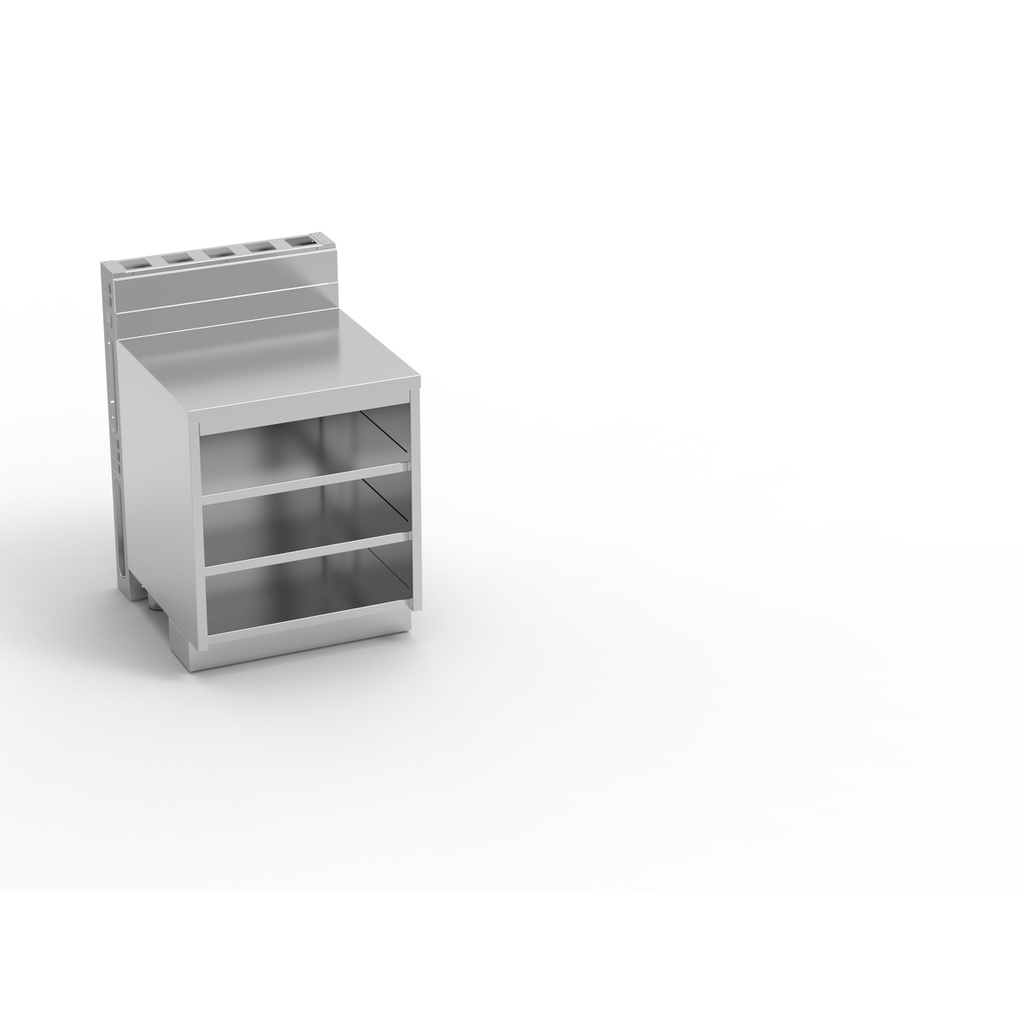 Bar Lynx module d'étagères avec plan de travail lisse - ERATOS - LBE-70