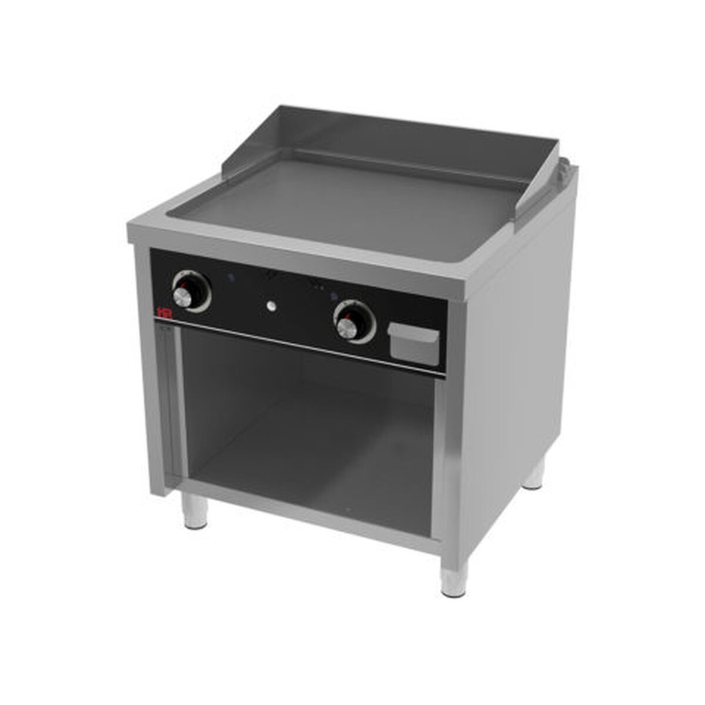 Fry-top 750  acier rectifié 800 sur placard - HR FAINCA - FT7508E