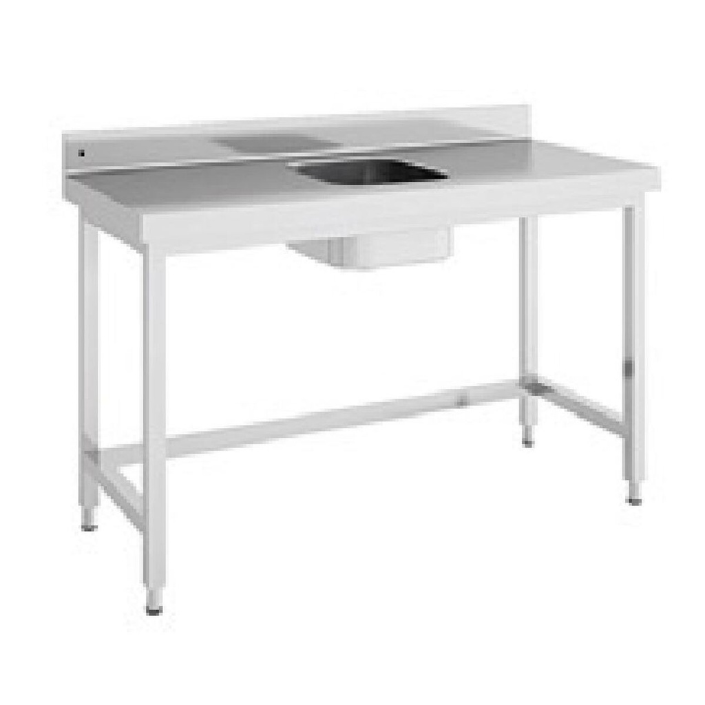Table de chef série 700 en inox - ERATOS - MCCD70-240C
