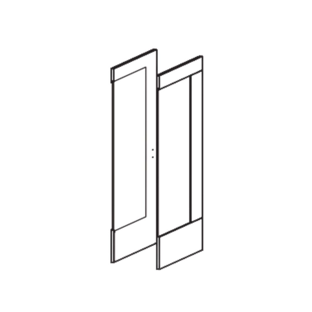 [LPD22] Côté panoramique pour vitrine gamme Clover - DOCRILUC - LPD22