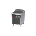 Fry top électrique 600 sur placard 750 acier rectifié - HR FAINCA - FTE7506E