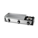 Plancha gaz - Acier rectifié 15 mm + réchaud - HR FAINCA - PLC8100RTF
