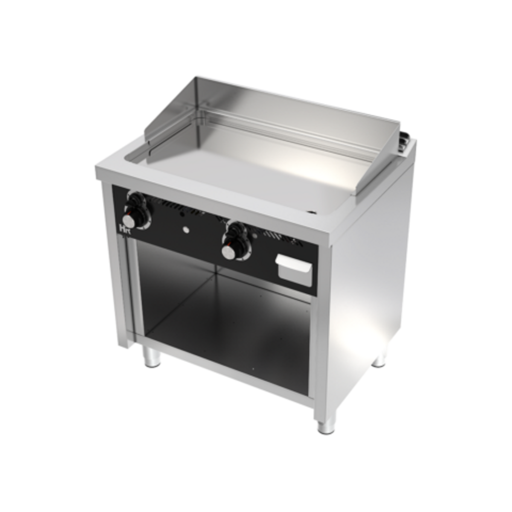 Fry-top s/600 chromée 800  sur placard - HR FAINCA - FT6008ECR
