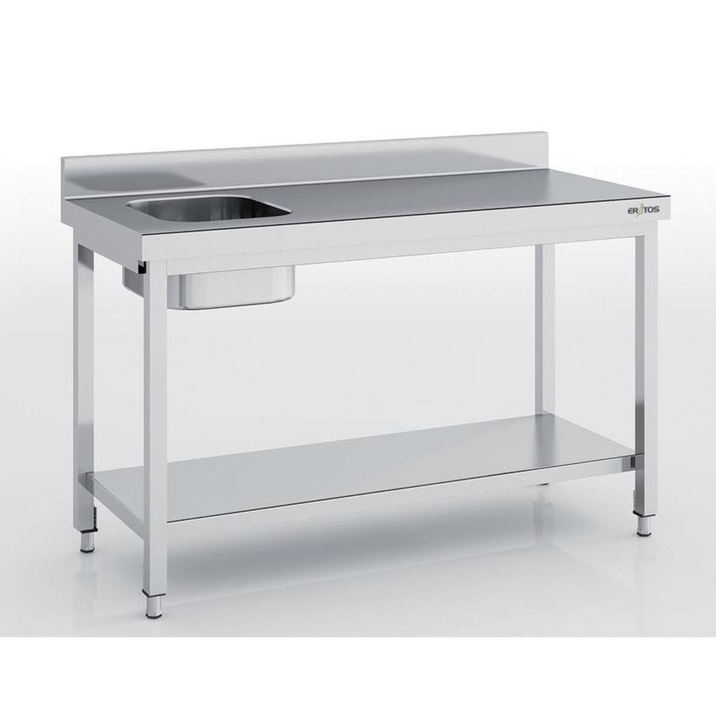 Table de chef série 600 en inox - ERATOS - MCCD60-200IE