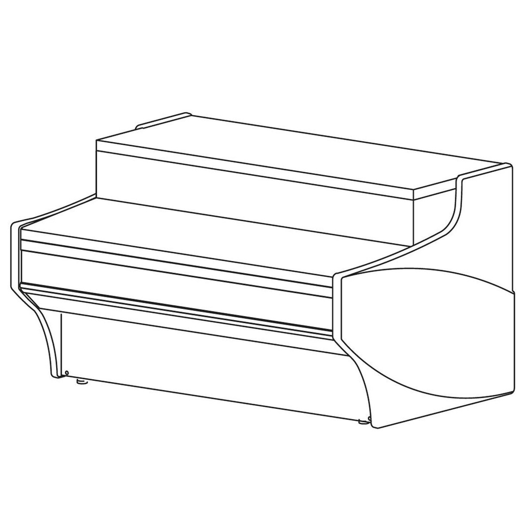 Meuble caisse d'angle pour gamme CVE-9 - DOCRILUC - MCVE-10-12-DIS