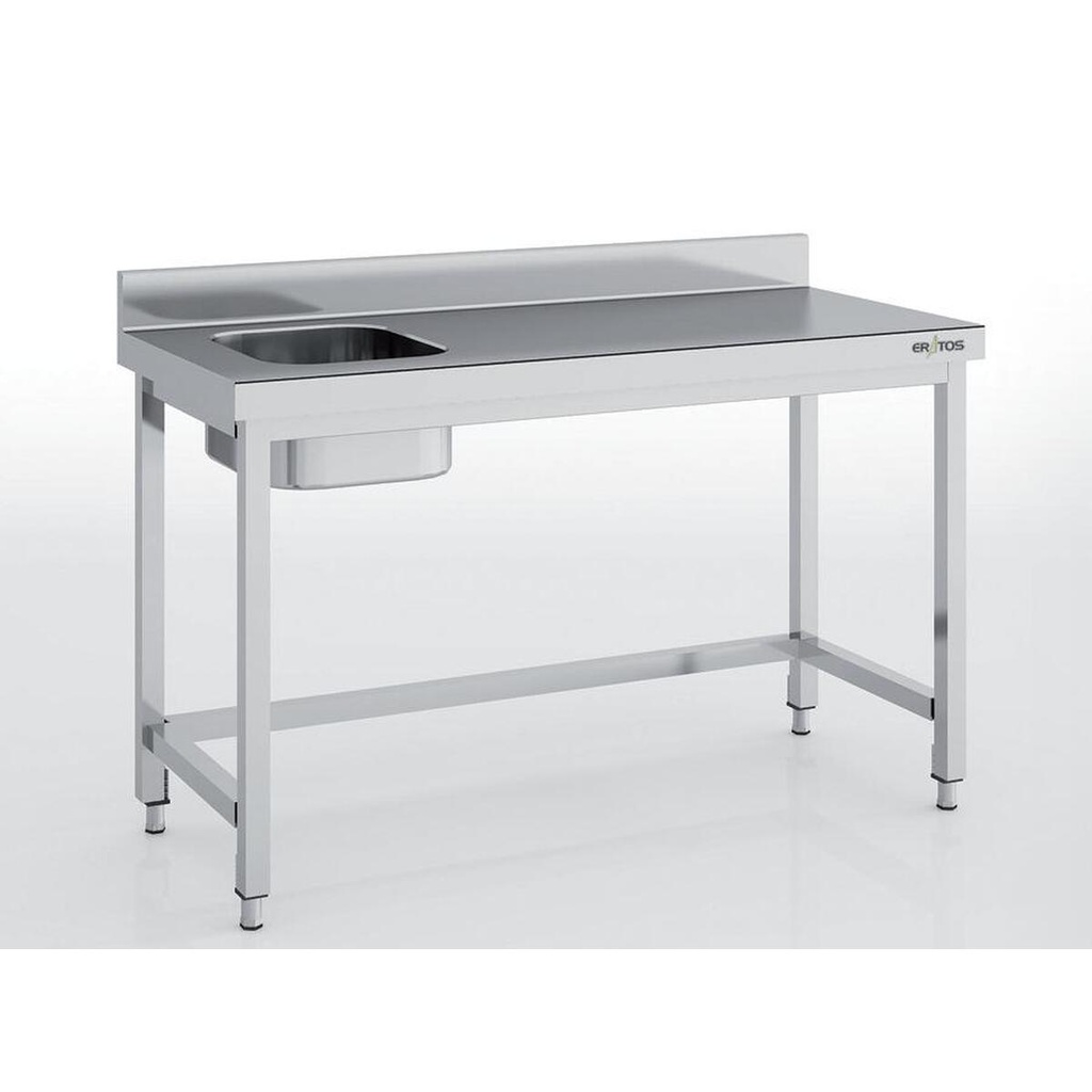 Table de chef série 700 en inox - ERATOS - MCCD70-240I