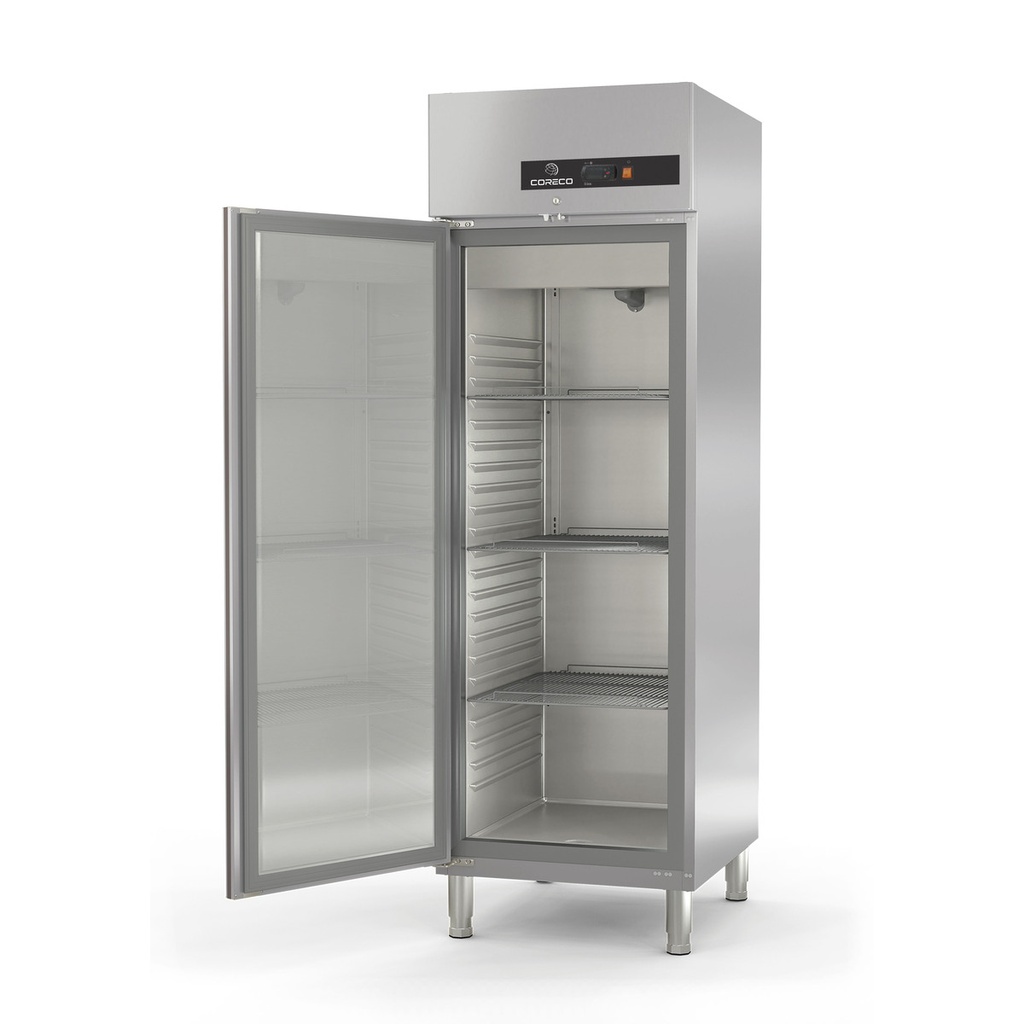 [CGN-751-SPF] Armoire GN2/1 côtés emboutis négative 1 porte - CORECO - CGN-751-SPF