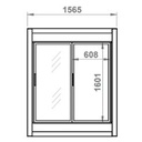 Armoire Froide Démontable négative 2 portes vitrées - CORECO - AFD-2C-PC