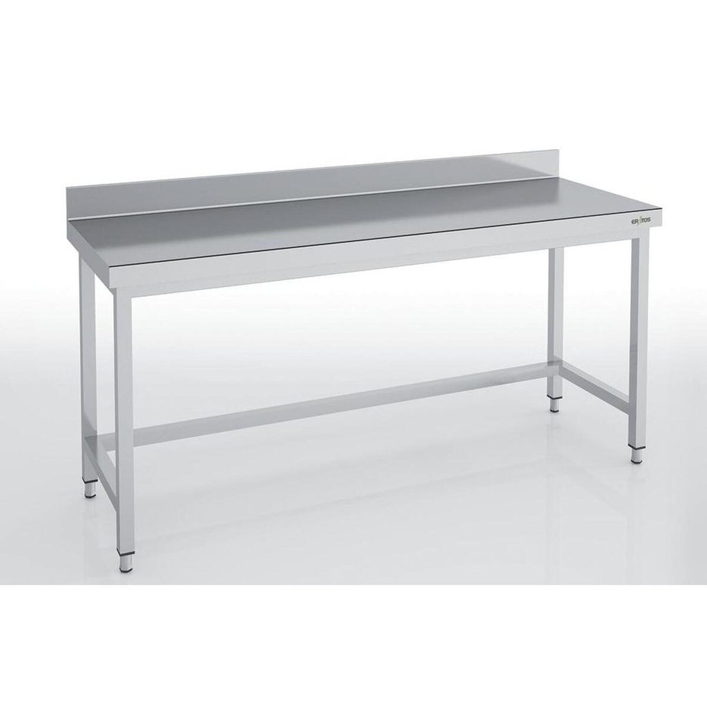 Table adossée série 600 en inox - ERATOS - MMSD60-90