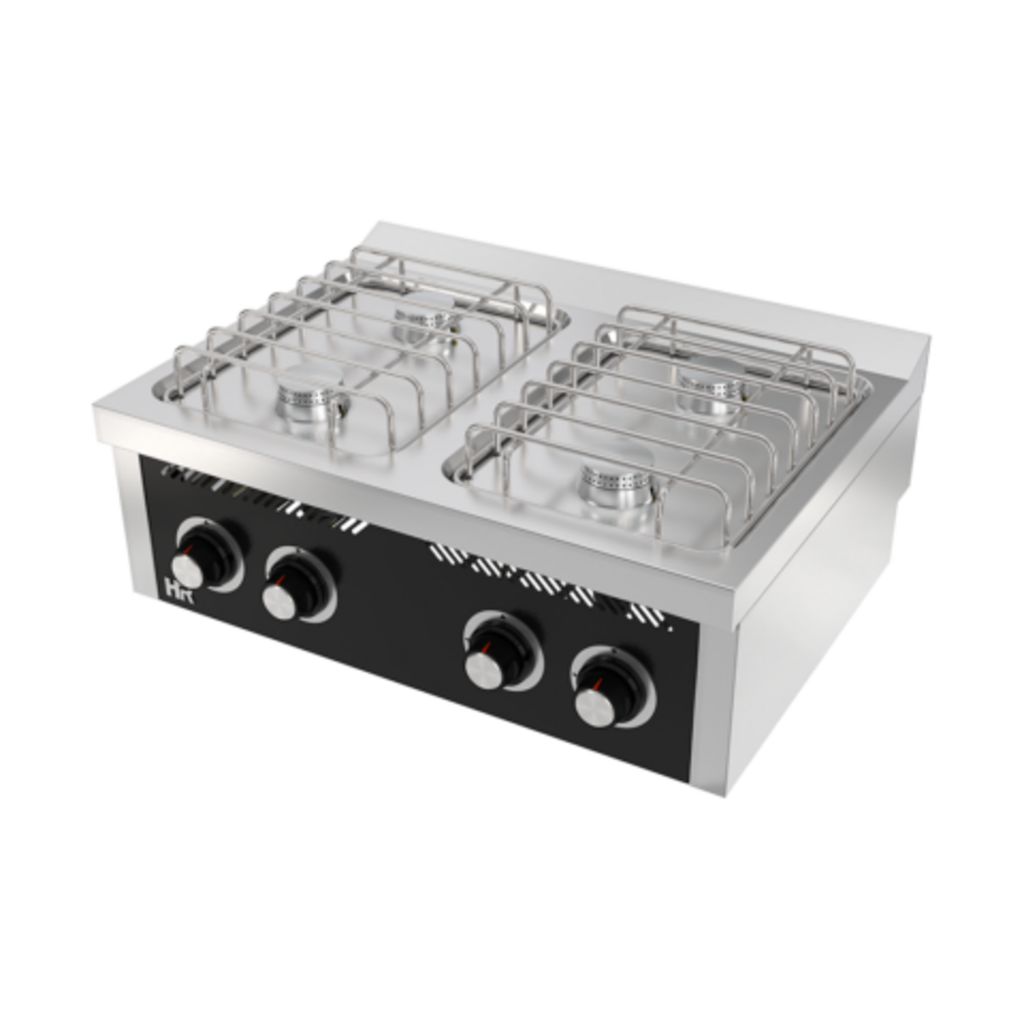Fourneau "basic" 4 feux vifs s/600 á poser - HR FAINCA - CB4F600S