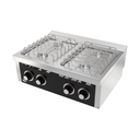 Fourneau "basic" 4 feux vifs s/600 á poser - HR FAINCA - CB4F600S