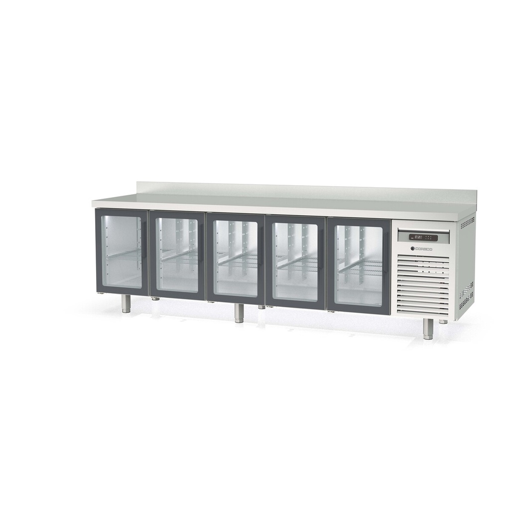Meuble 700 positif - 5 portes vitrées - CORECO - MRGV-300