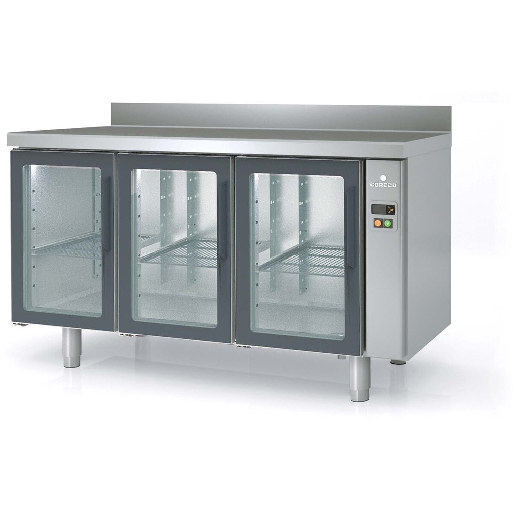 Meuble 700 positif sans groupe 3 p. vitrées - CORECO - MRGPV-170