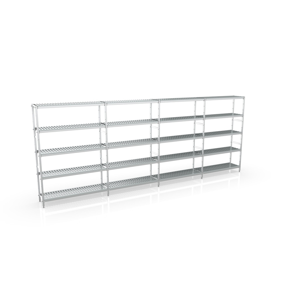 Rayonnage linéaire 5195x1970x500 5 niv - CORECO - L826