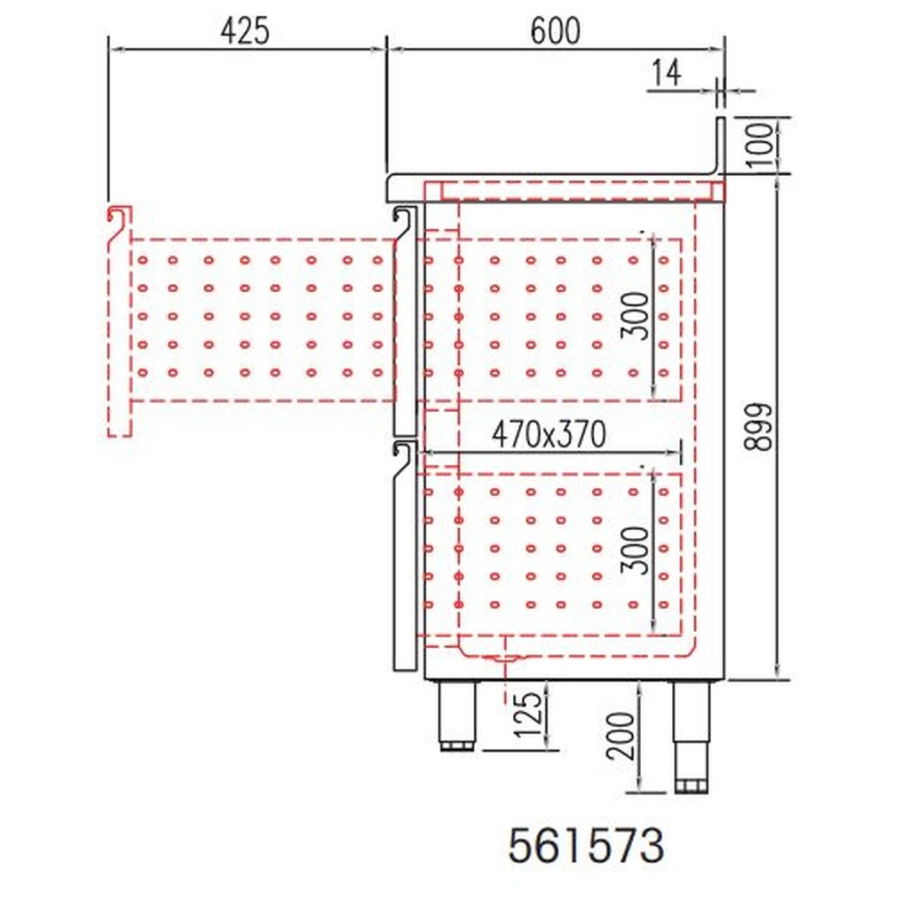 Kit tiroir pour meuble 600 FMR - CORECO - 561573
