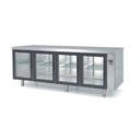 Meuble 800 négatif sans groupe 4 portes vitrées - CORECO - MCPPV-220