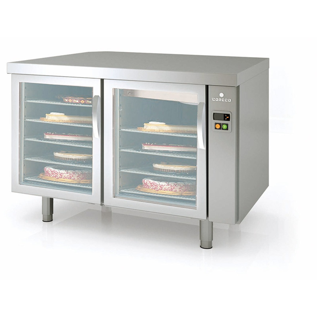 Meuble 800 négatif sans groupe 2 portes vitrées - CORECO - MCPPV-120