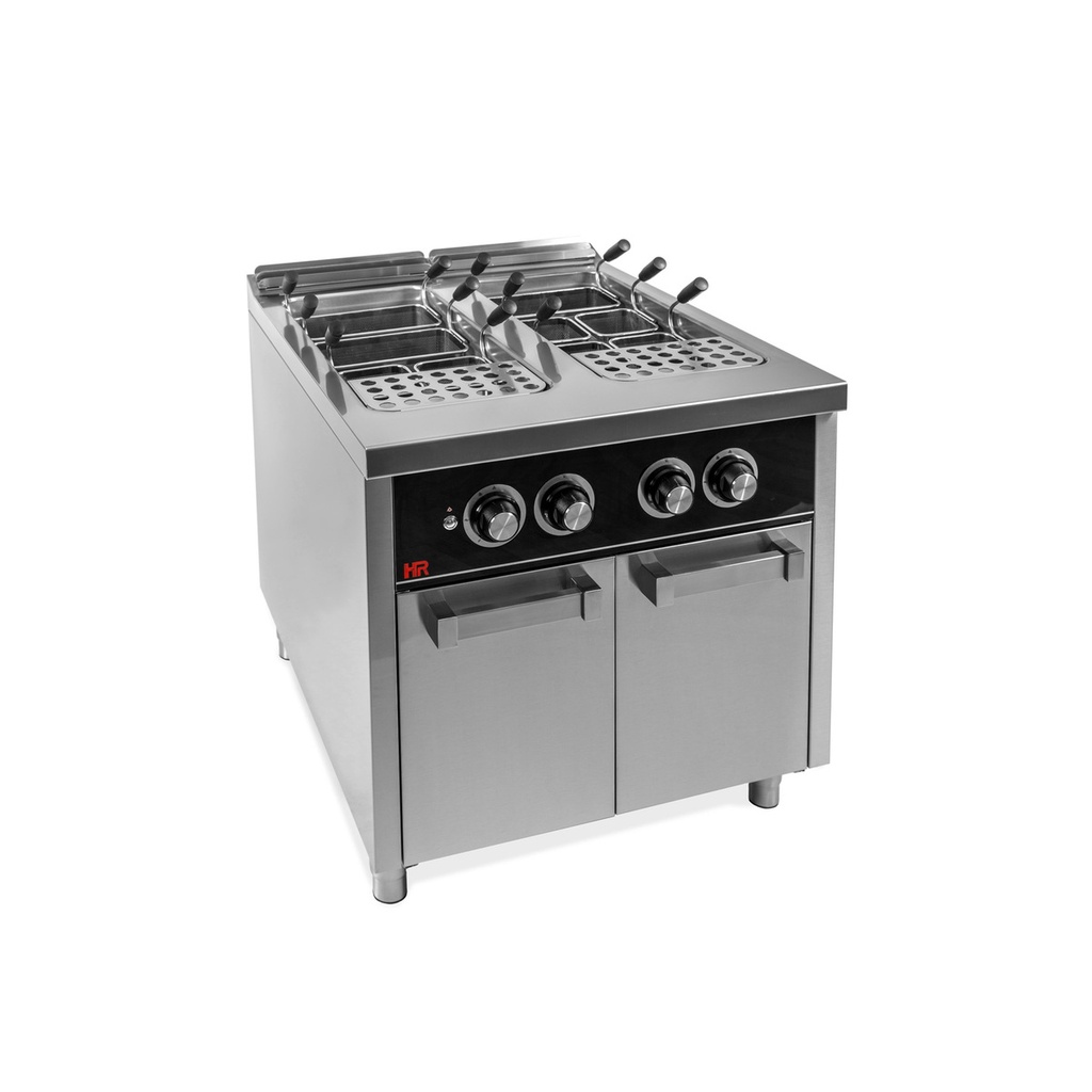 Cuiseur à pâtes 40L + 40L Série 900 sur placard - HR FAINCA - CPG40L40L900E