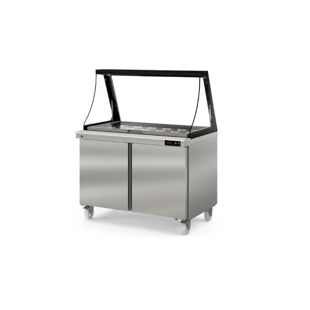 Meuble saladette haut rendement - CORECO - SDTP-48-18-LGL