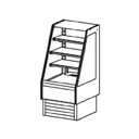 Vitrine libre service avec arrière fermé - DOCRILUC - VVAM-6-6-MR