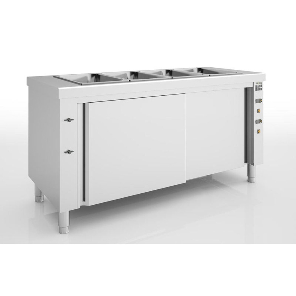 Meuble bain-marie sec en inox - ERATOS - MBSR-160