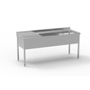 Plonge grande capacité série 700 en inox - ERATOS - FGB-207/11I