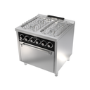 Fourneau "basic" 4 feux vifs s/750  avec four électrique - HR FAINCA - CB4F750HE