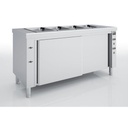 Meuble bain-marie à eau en inox - ERATOS - MBMR-160