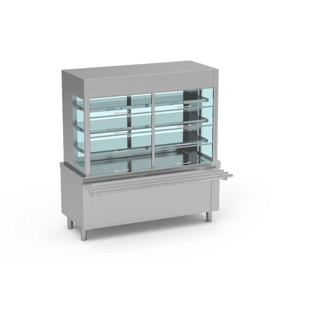 Meuble avec vitrine et plaque sans réserve - ERATOS - SIVPN-160