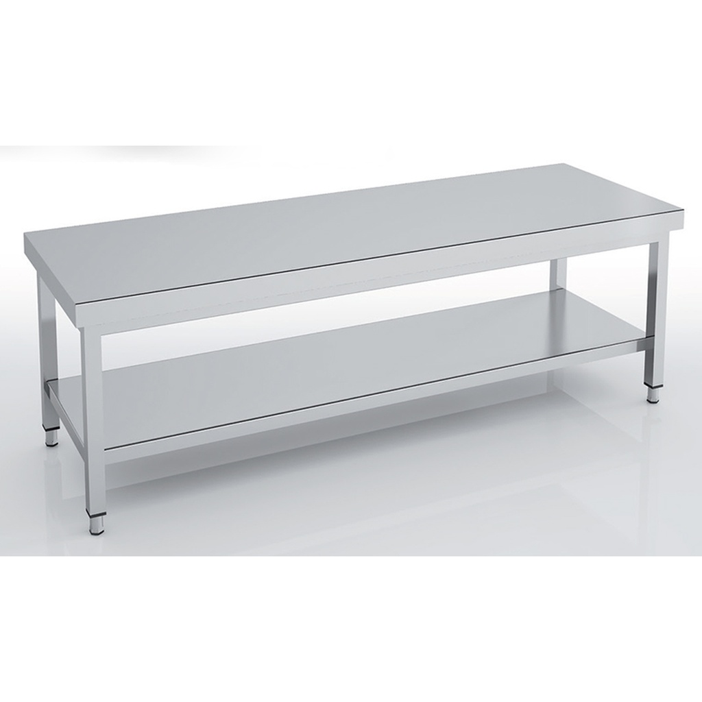 Table soubassement centrale série 600 en inox - ERATOS - MCBD60-110