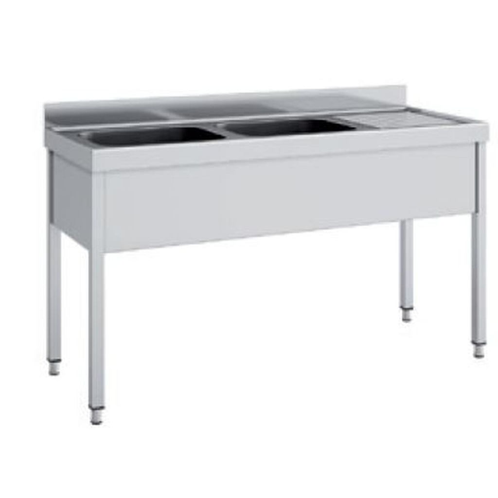 Plonge standard série 550 en inox - ERATOS - FGB-1455/21I