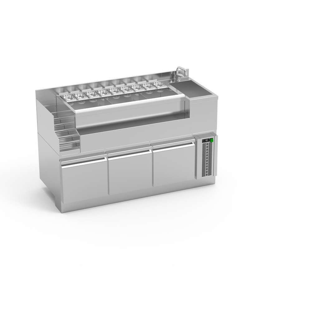 Bar Lynx module réfrigéré à pyramide - ERATOS - LMRFP-160D