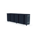 Arrière-bar positifs/groupe 4 p. pleines battantes - CORECO - SBP-240