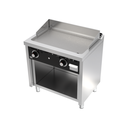 Fry-top s/600  acier rectifié 800 sur placard - HR FAINCA - FT6008E