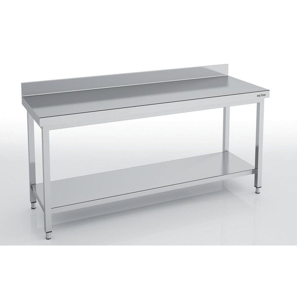 Table adossée série 700 en inox - ERATOS - MMD70-170