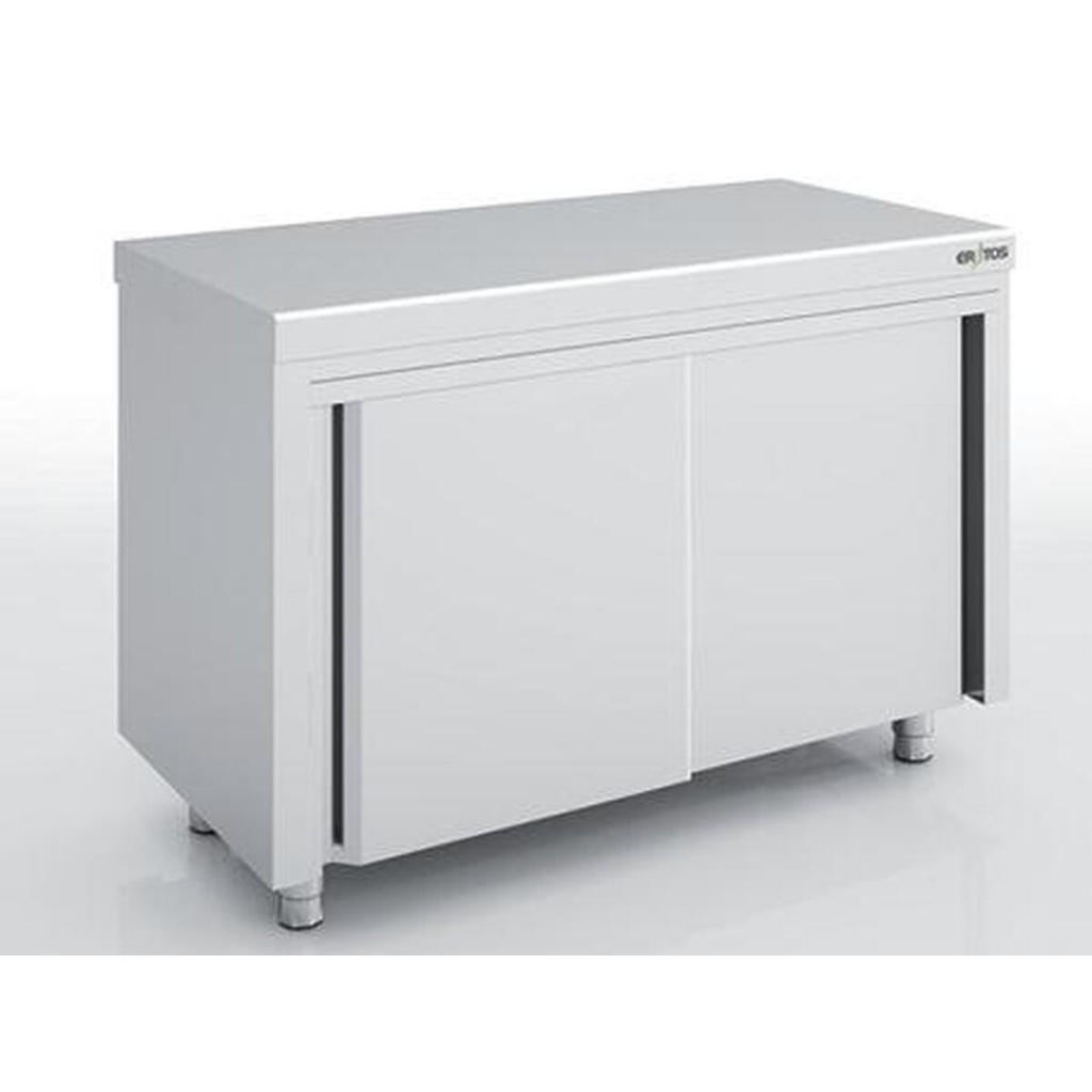 Meuble neutre en inox - Portes coulissantes - ERATOS - MNC70-200C