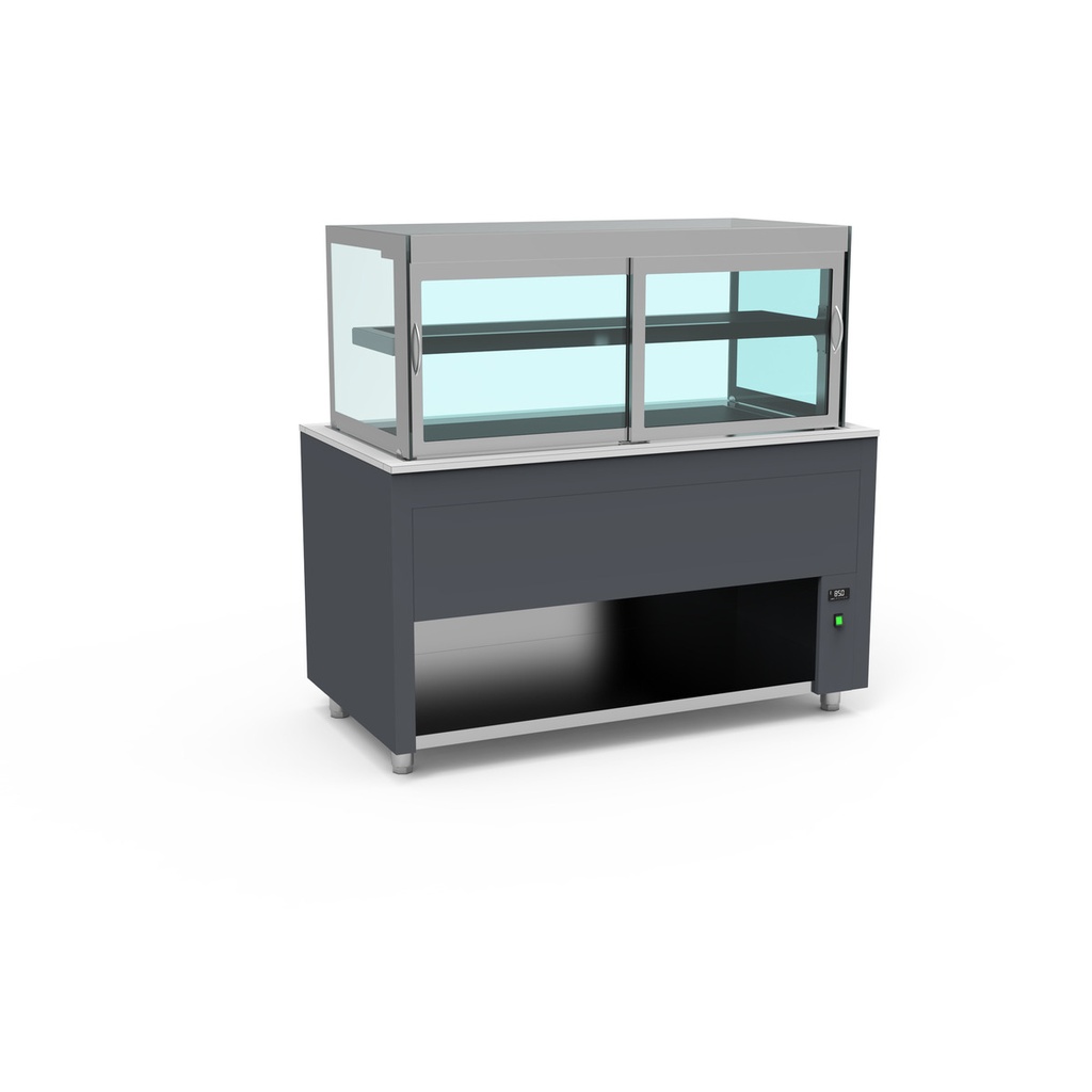 Smart Buffet vitrine chaude centrale - ERATOS - SBVCA-4G-G