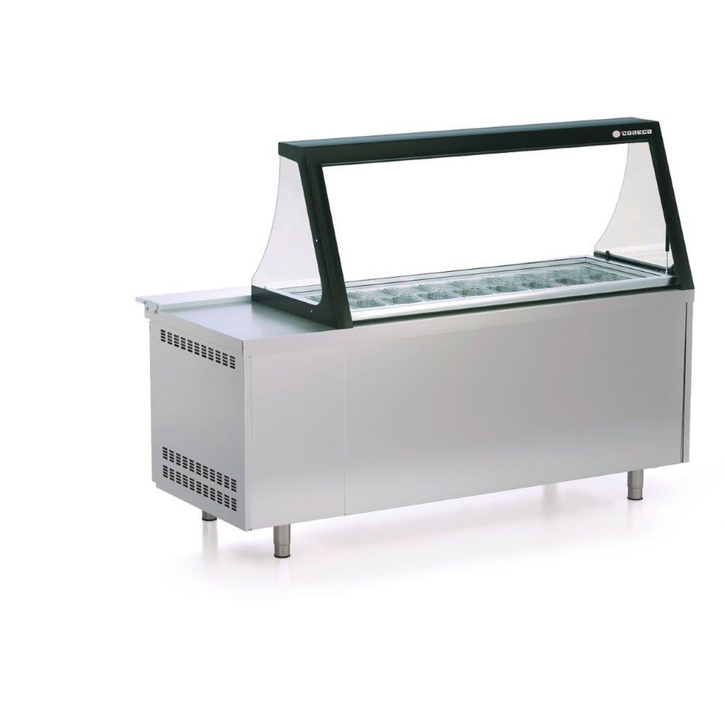 Meuble salade-bar 800 - 3 portes pleines - CORECO - PC80-200-L