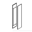 Côté  vitré pour vitrine gamme Clover - DOCRILUC - LVD