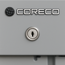 Serrure pour porte vitrée Coreco (meuble ou armoire) - CORECO - 567000000027