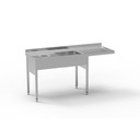 Plonge lave-vaisselle - ERATOS - FGBDL-186/111D