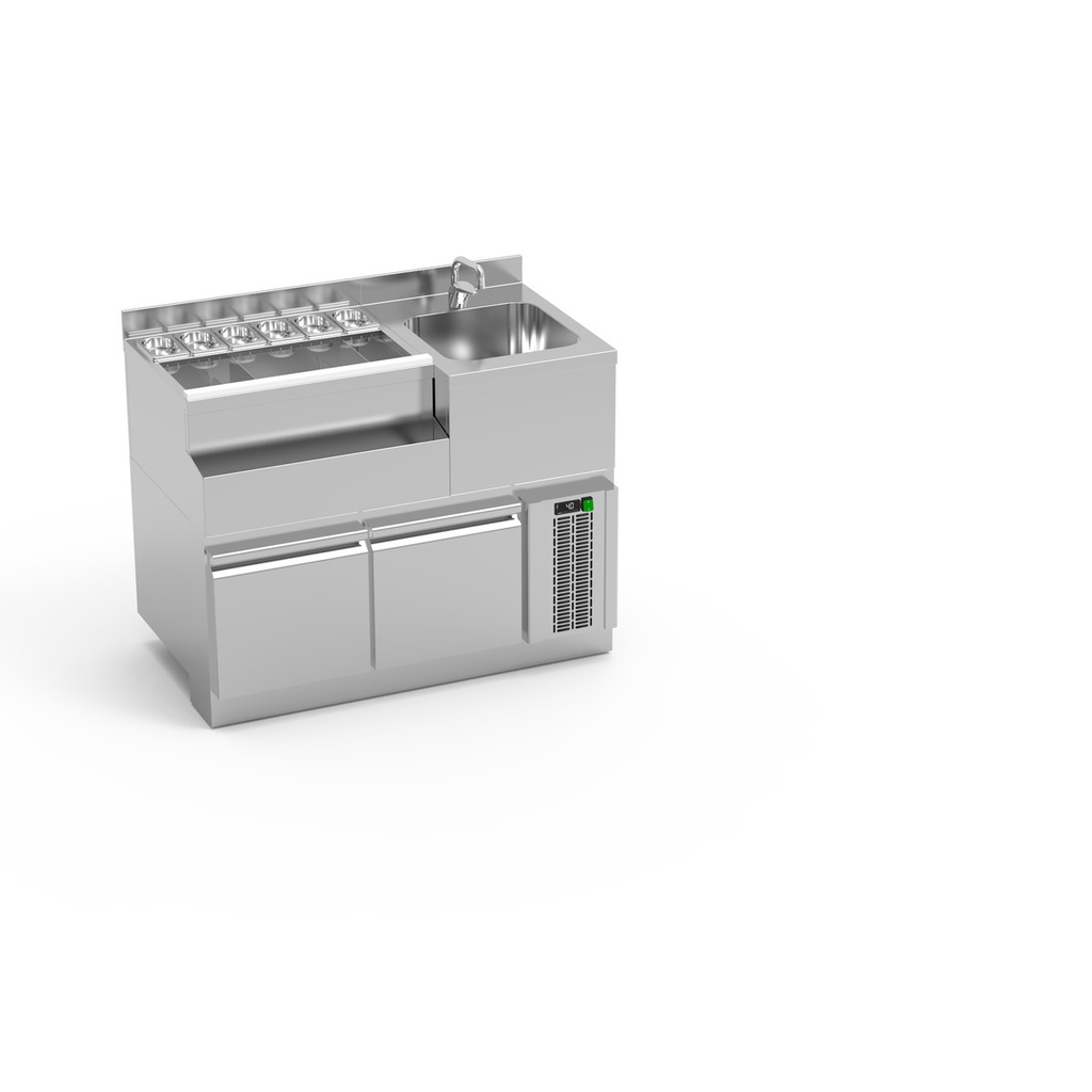 Bar Lynx module réfrigéré avec évier - ERATOS - LMRF-160I