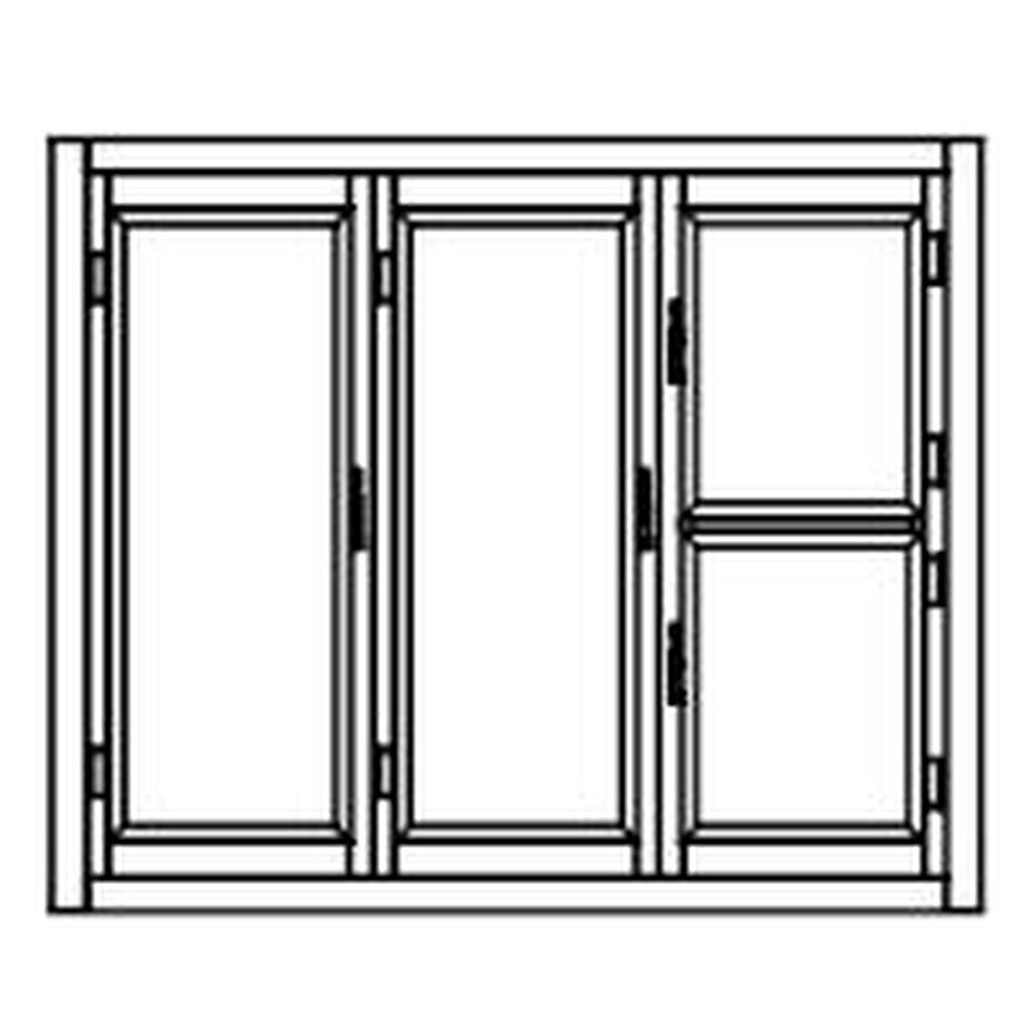 Armoire Froide Démontable positive 2 portes + 2 portillons - CORECO - AFD-3R-B